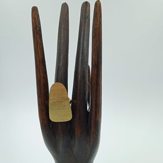 MIRÓ ring bathed in 18kt gold