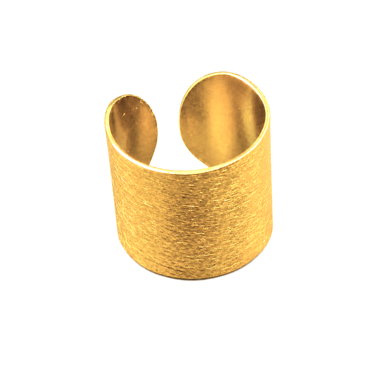 Gold plated ROMA ring