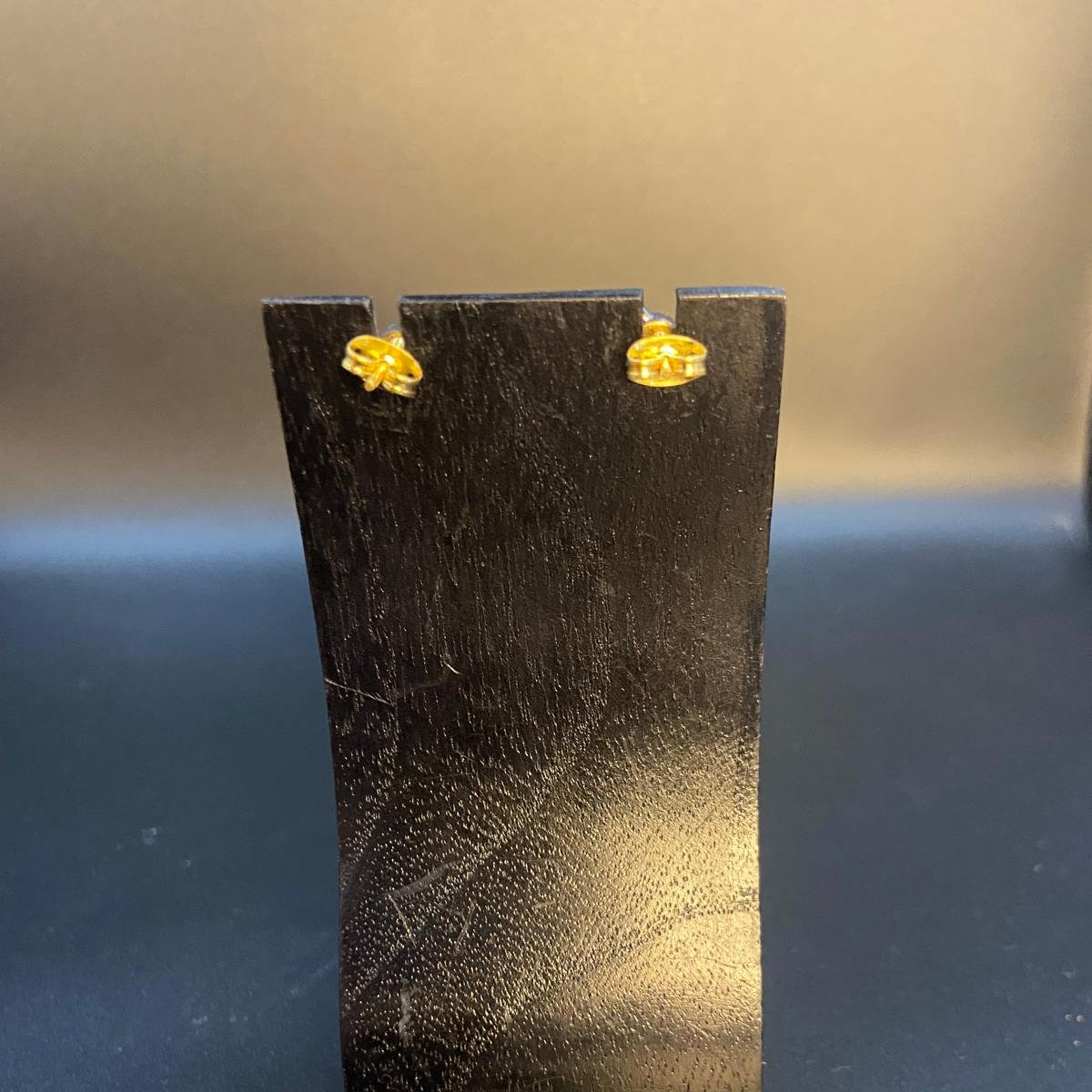 BOWIE earrings plated in 18kt gold
