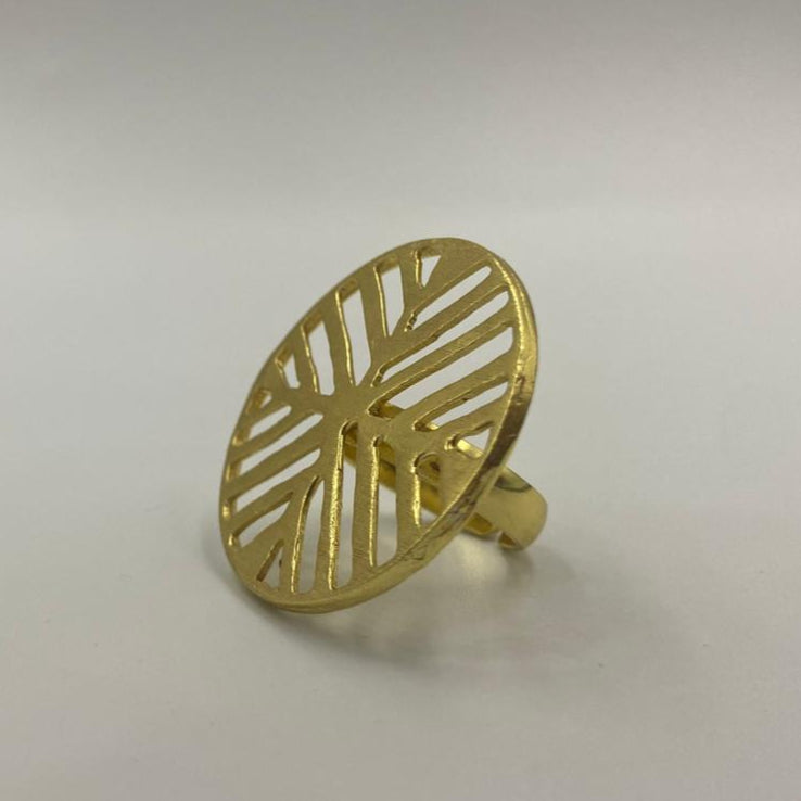 Anillo POEPOE bañados en oro - Diseño con carácter