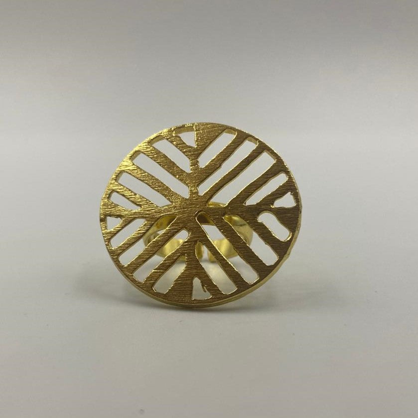 Anillo POEPOE bañados en oro - Diseño con carácter