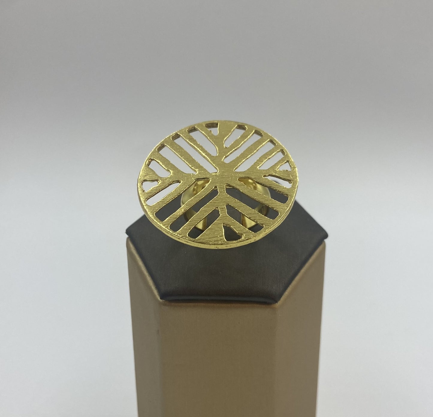 Anillo POEPOE bañados en oro - Diseño con carácter