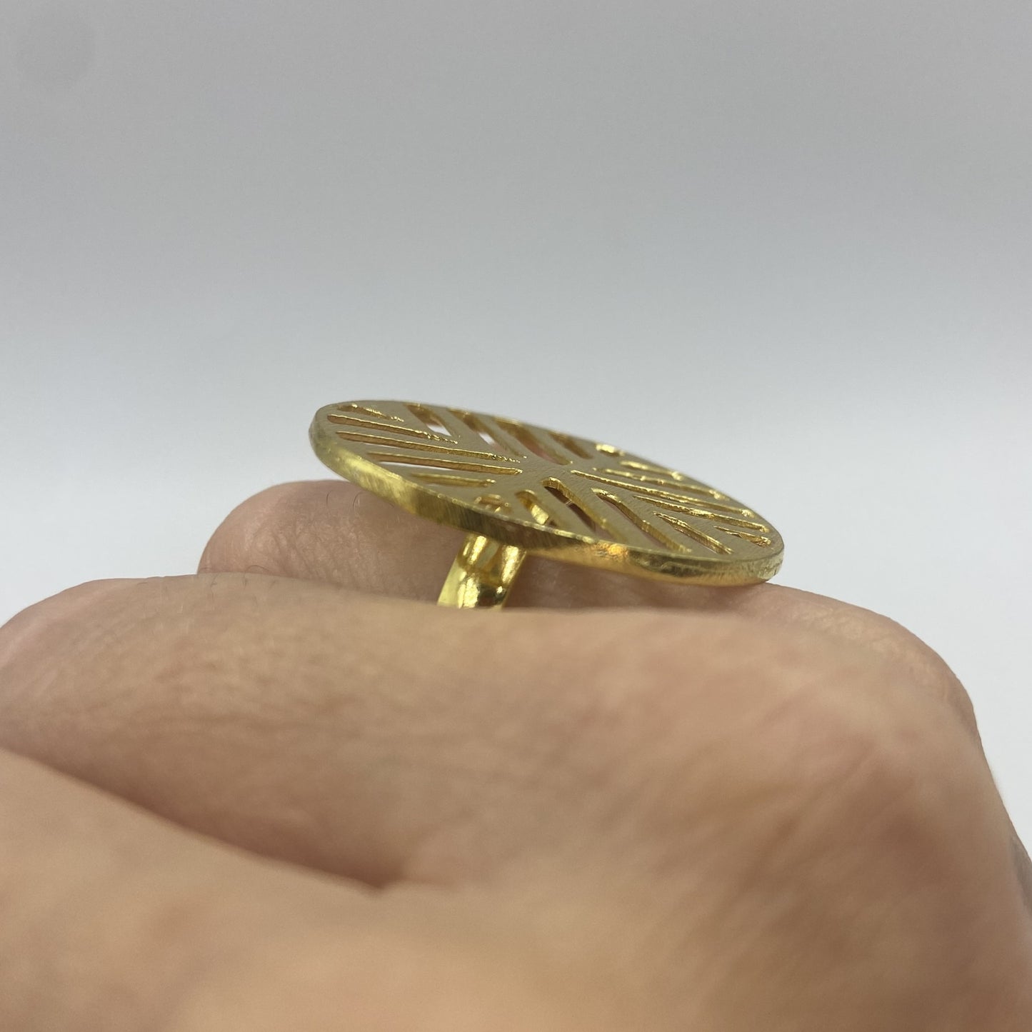 Anillo POEPOE bañados en oro - Diseño con carácter