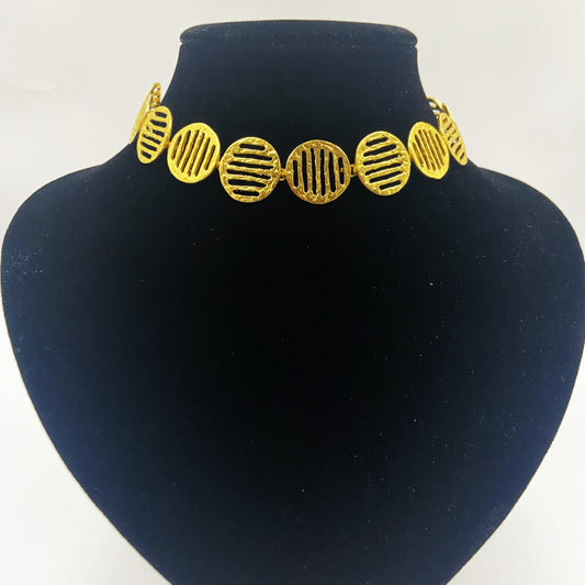 MONDRIAN-Halskette mit 18-karätigem Gold überzogen