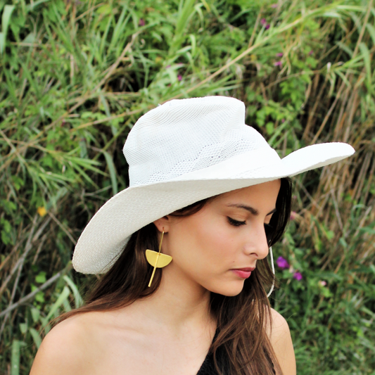 CINEMA-Ohrringe mit 18-karätigem Gold überzogen