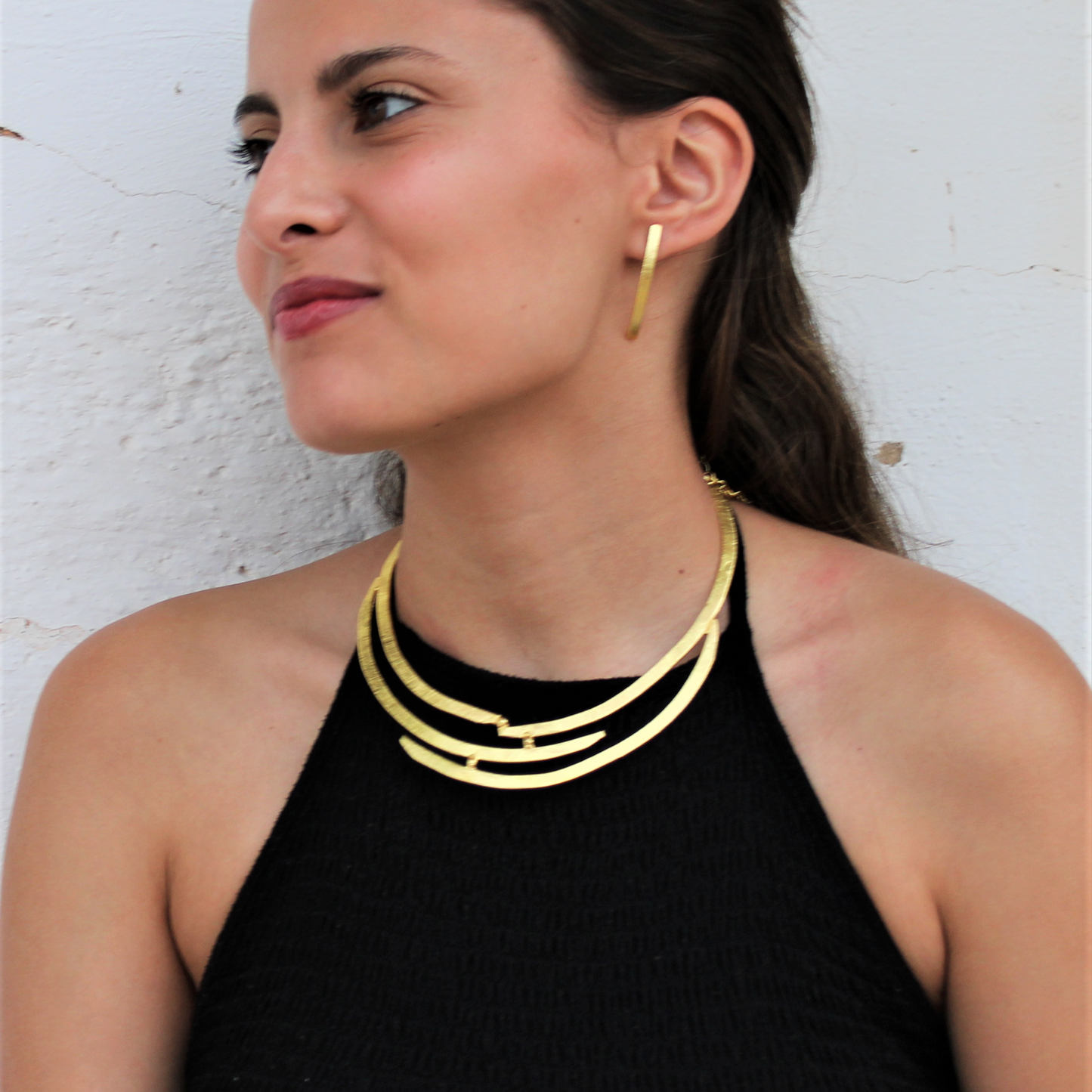 18kt gold plated MINOS choker