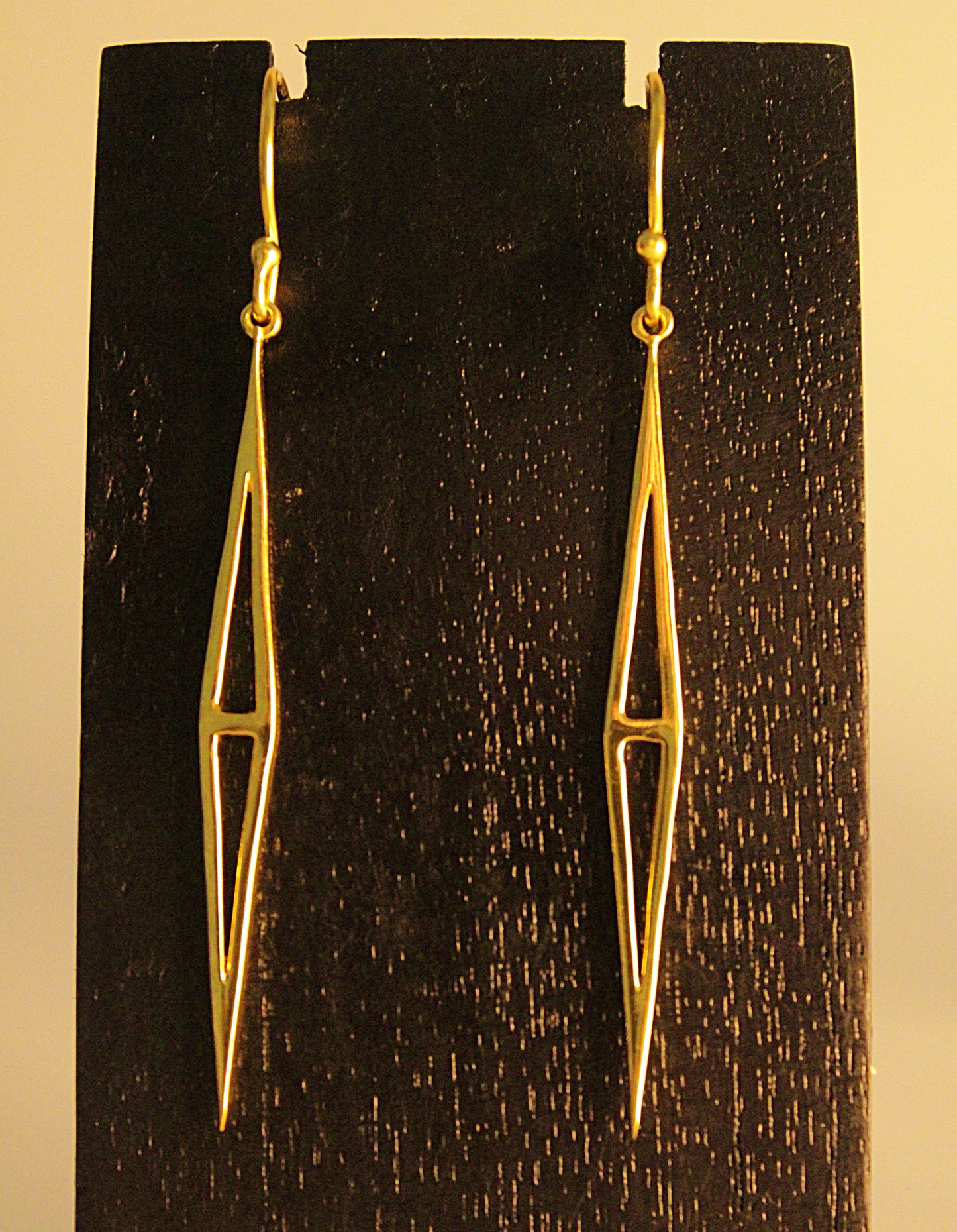Silver plated earrings with green onyx gemstone