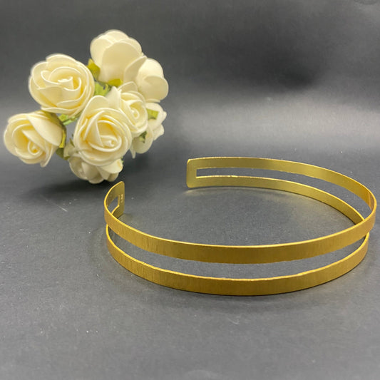 IMPERIA-Halsband mit 18-karätigem vergoldetem Anhänger