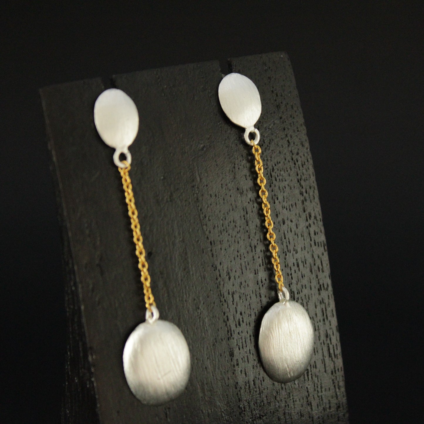 HORTA earrings, gold and silver plated