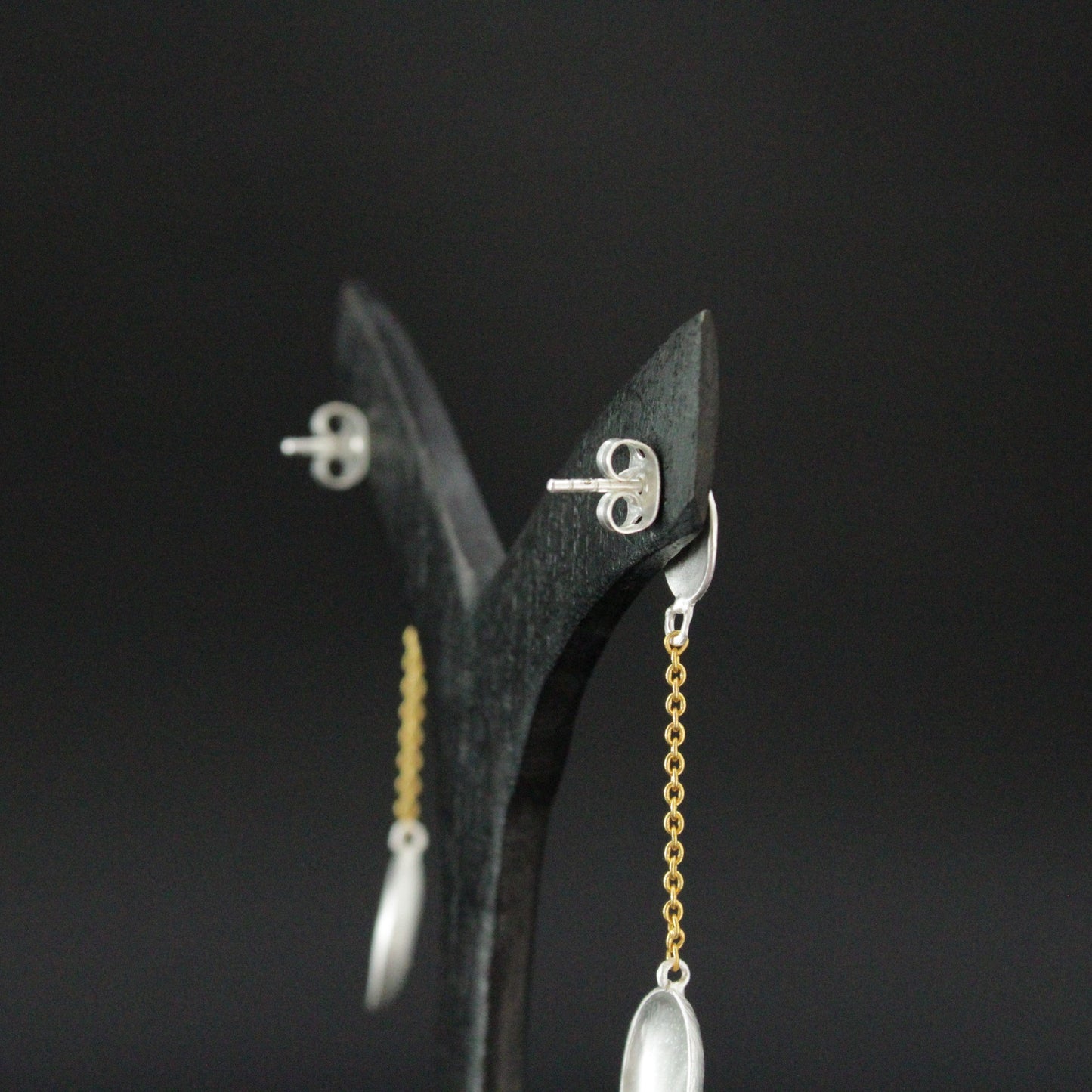 HORTA earrings, gold and silver plated