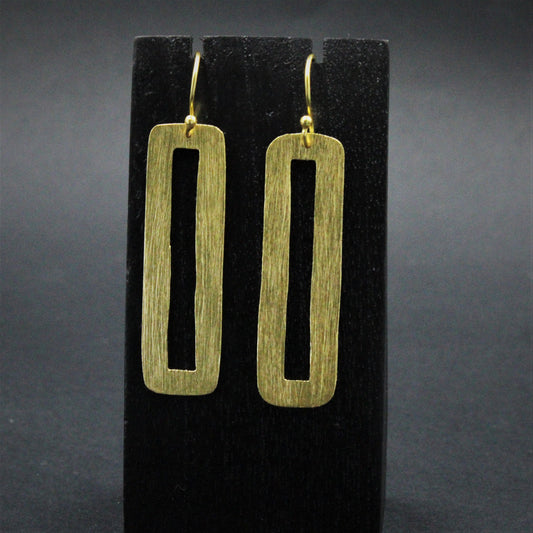 CINEMA-Ohrringe mit 18-karätigem Gold überzogen