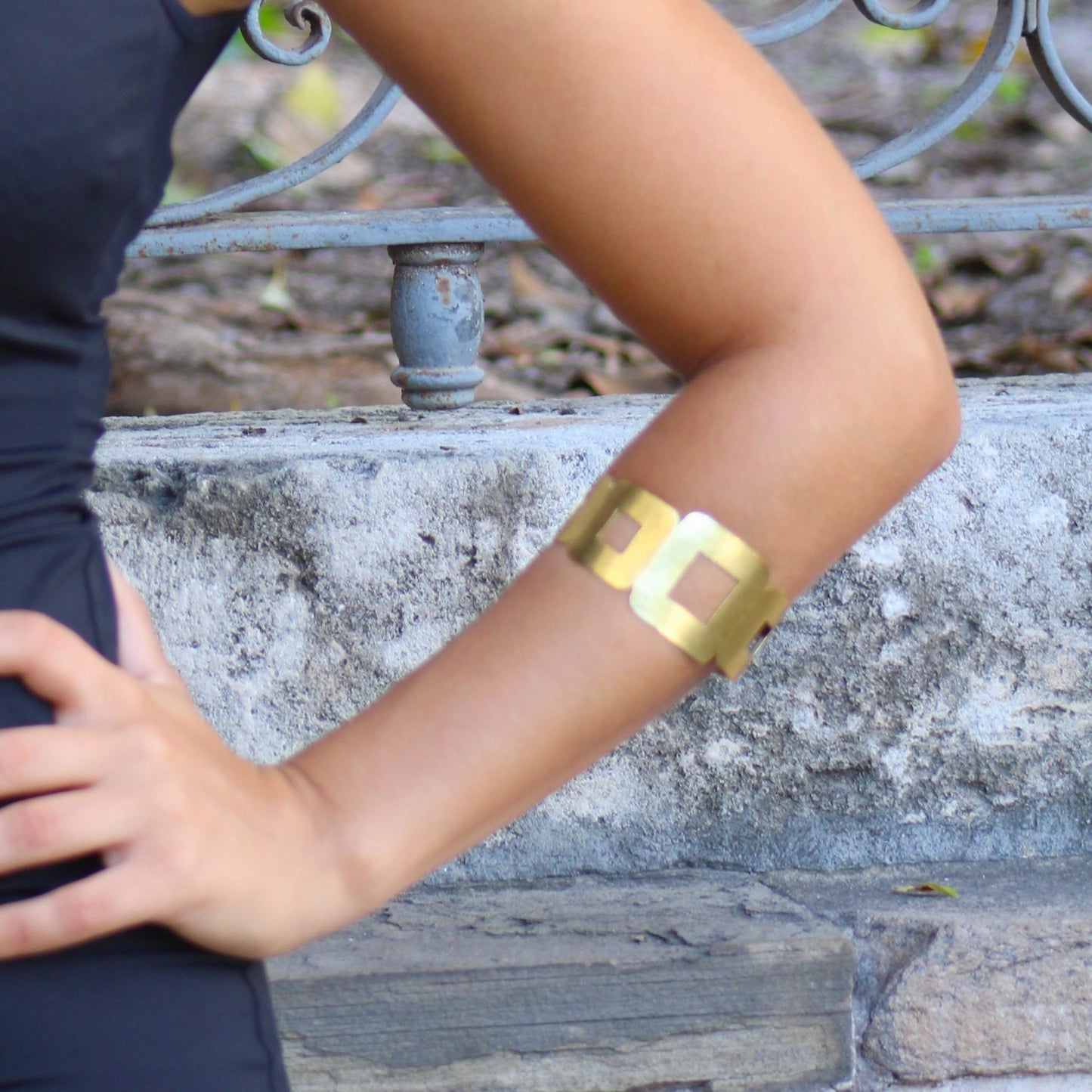 18-karätig vergoldetes DECO-Armband