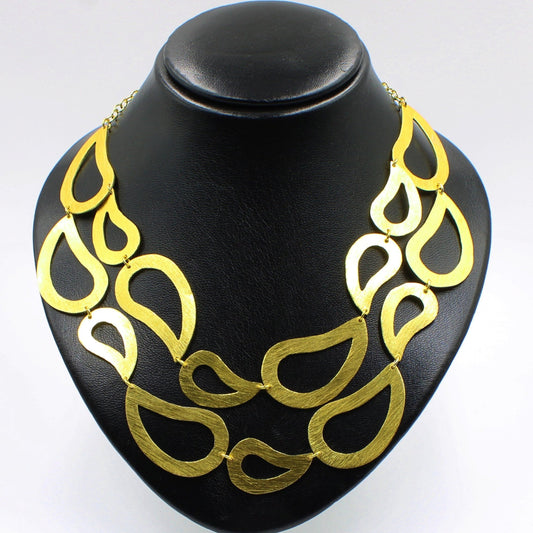 MONDRIAN-Halskette mit 18-karätigem Gold überzogen