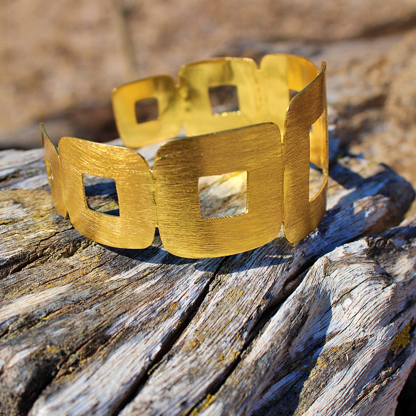 18-karätig vergoldetes DECO-Armband