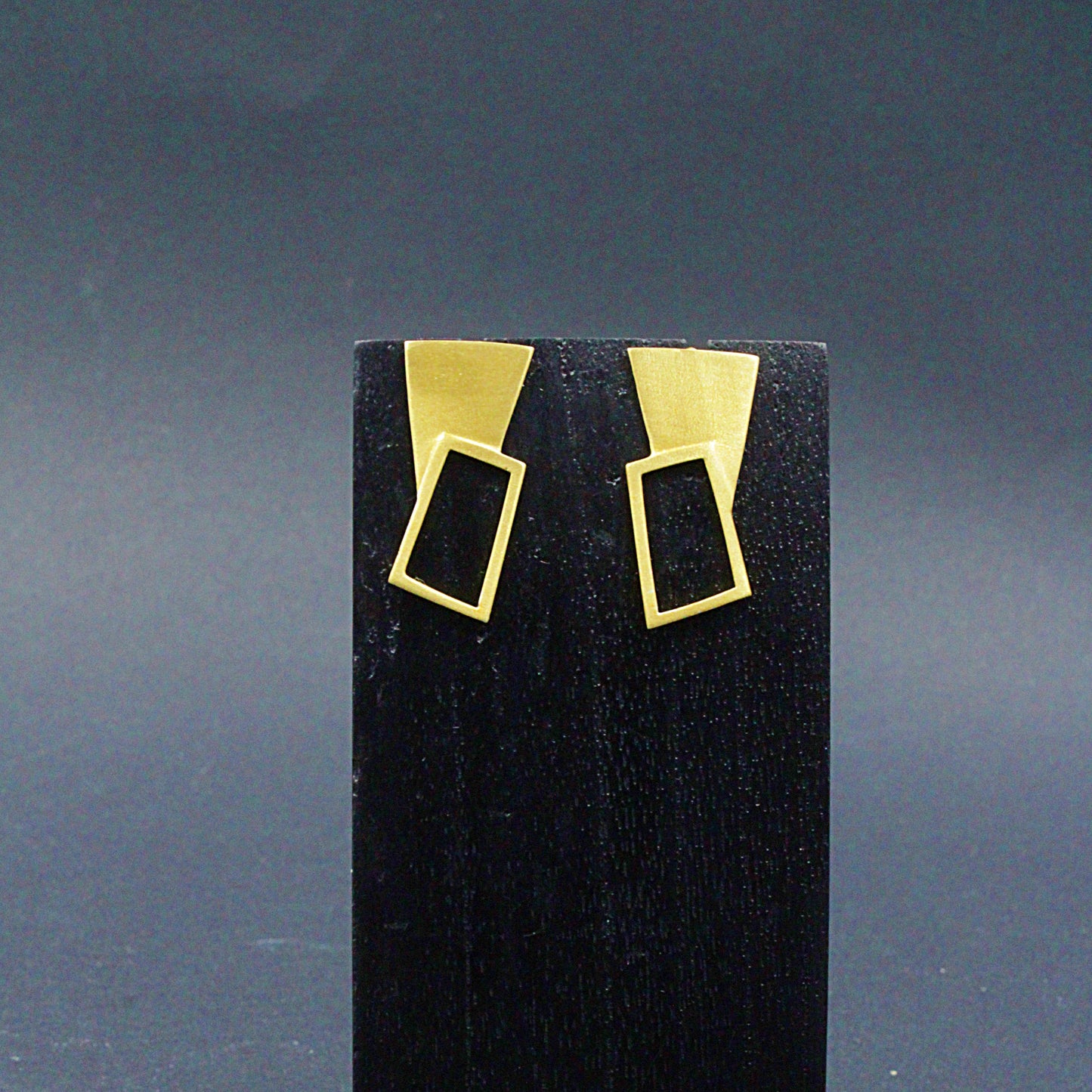 Designer-Ohrringe von ROHE, vergoldet mit 18 kt Gold