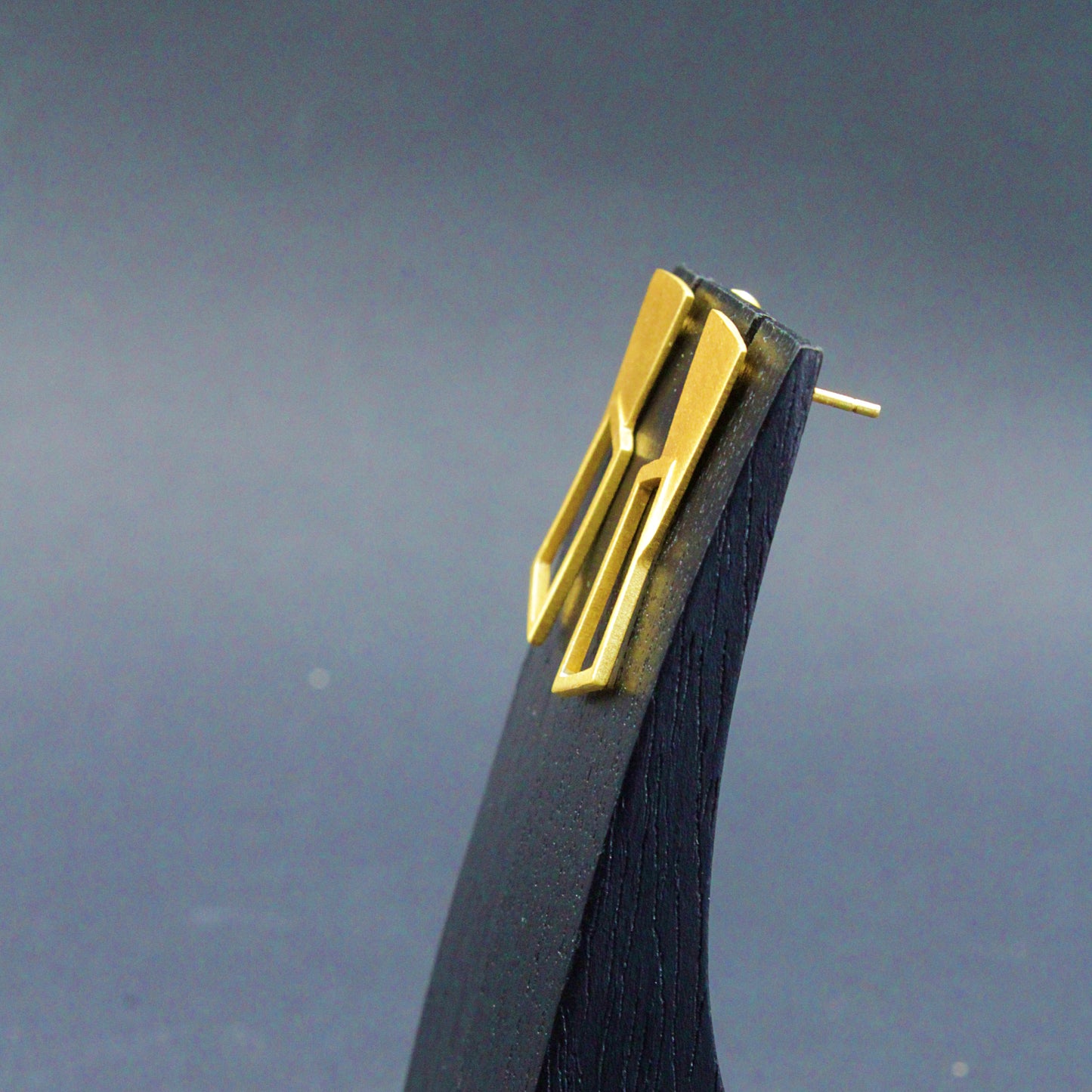 Designer-Ohrringe von ROHE, vergoldet mit 18 kt Gold
