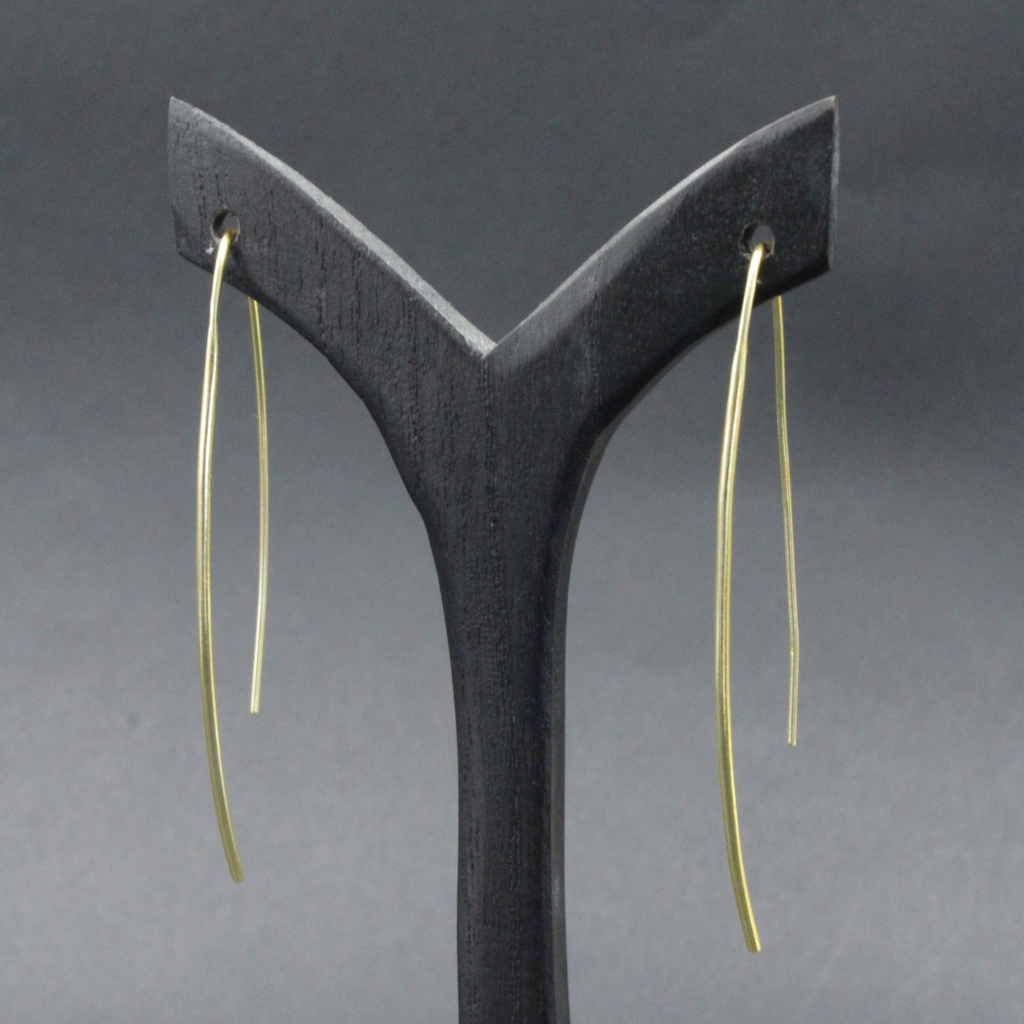 BENE Designer-Ohrringe vergoldet mit 18 kt Gold