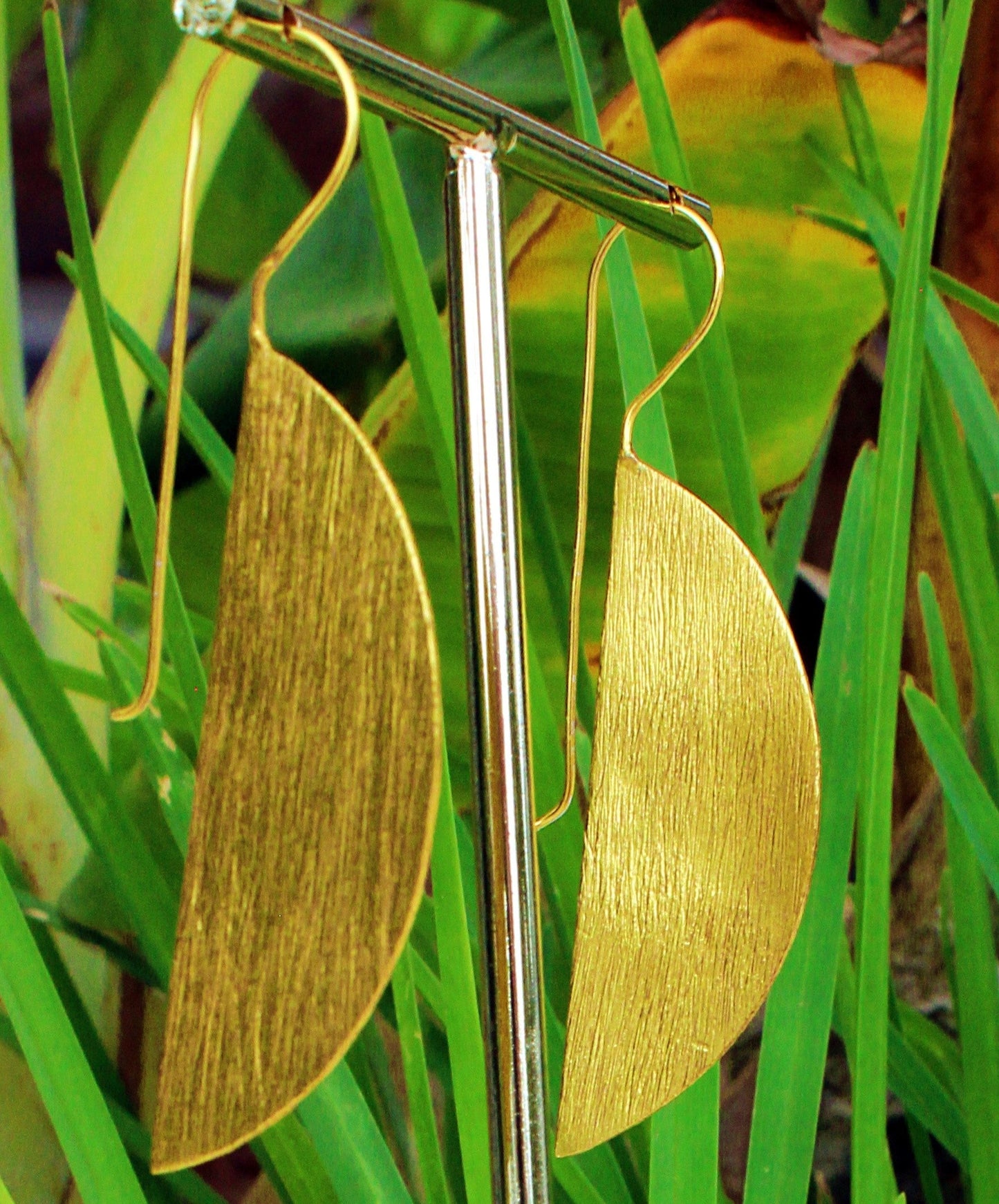 Pendientes OVALE bañados en oro