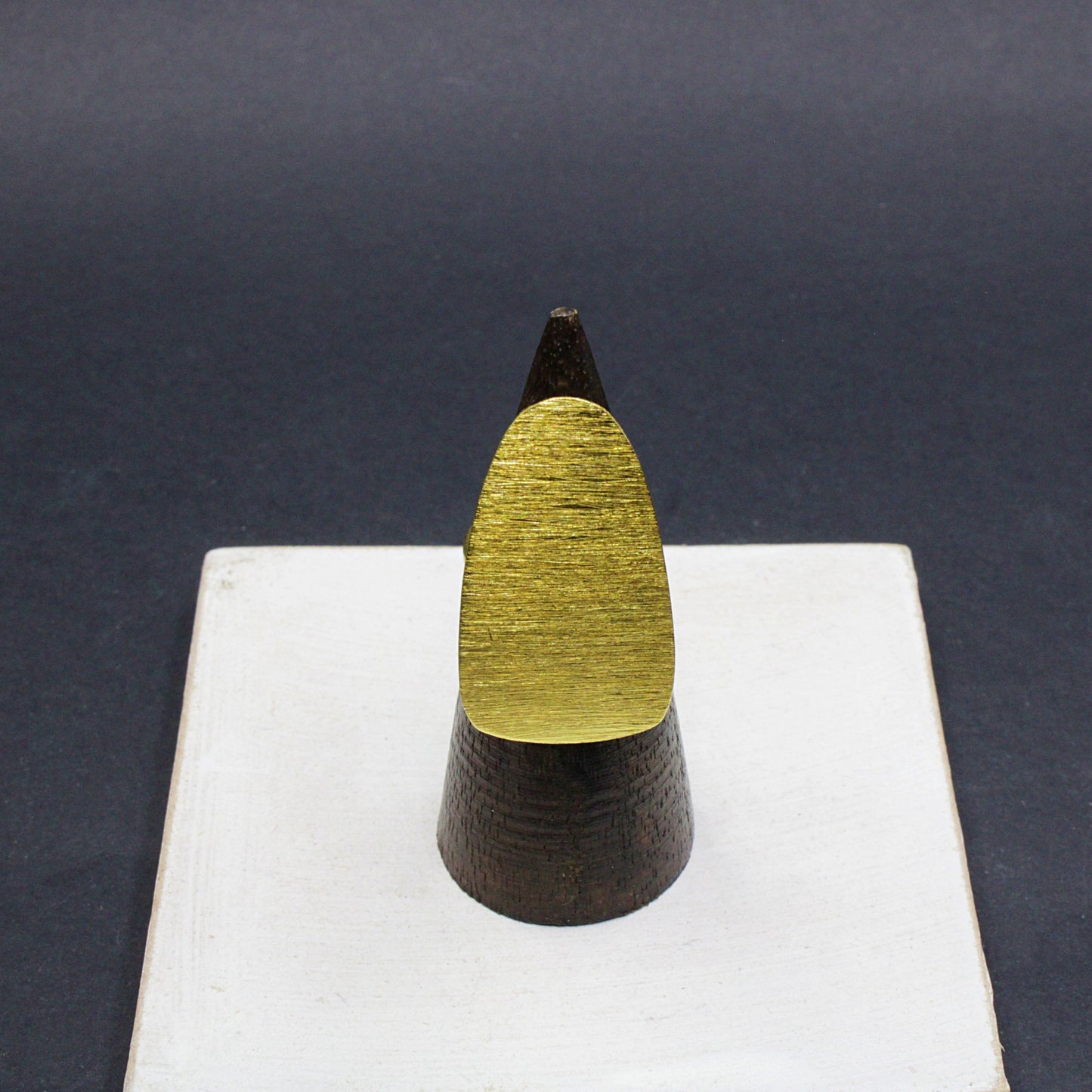 MIRÓ ring bathed in 18kt gold