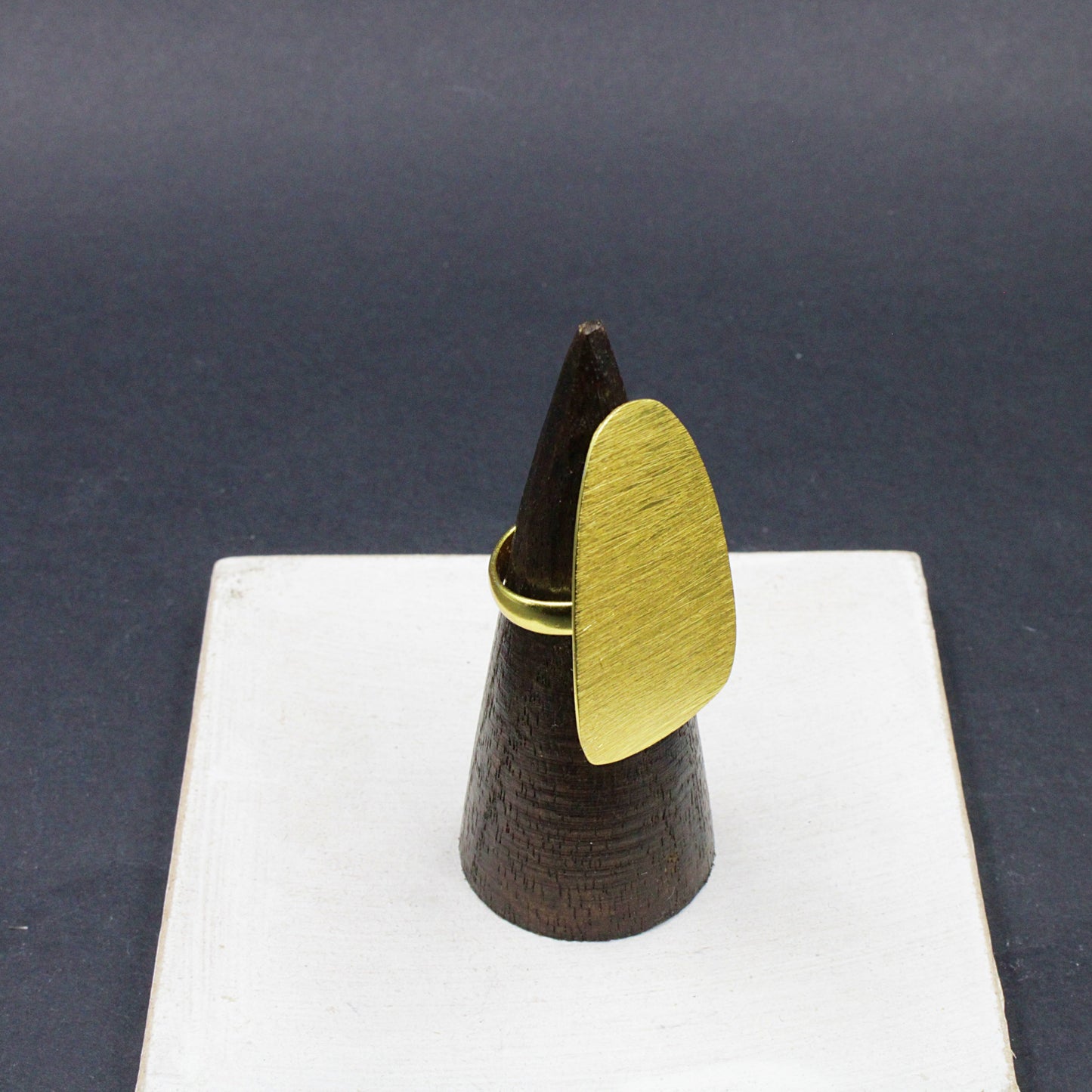 MIRÓ ring bathed in 18kt gold