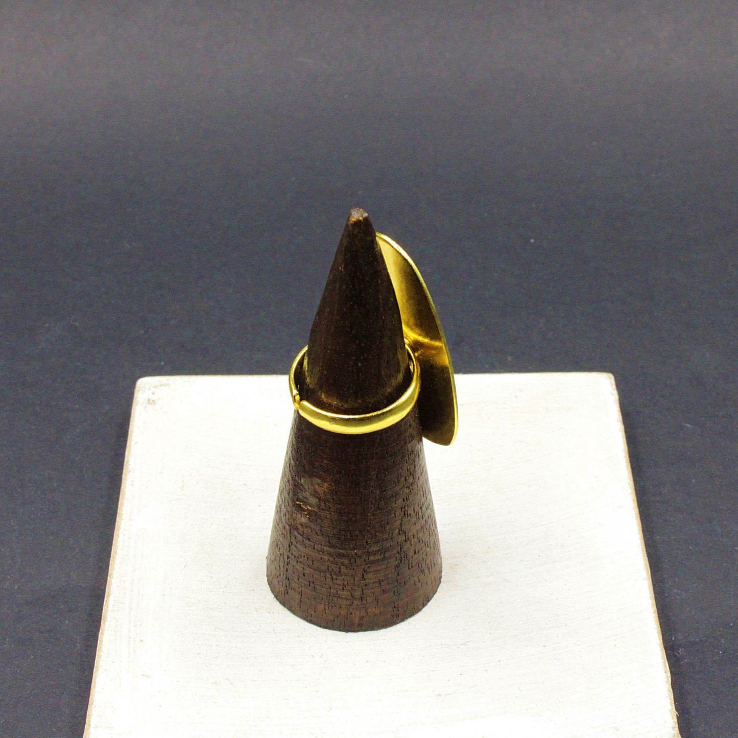 MIRÓ ring bathed in 18kt gold