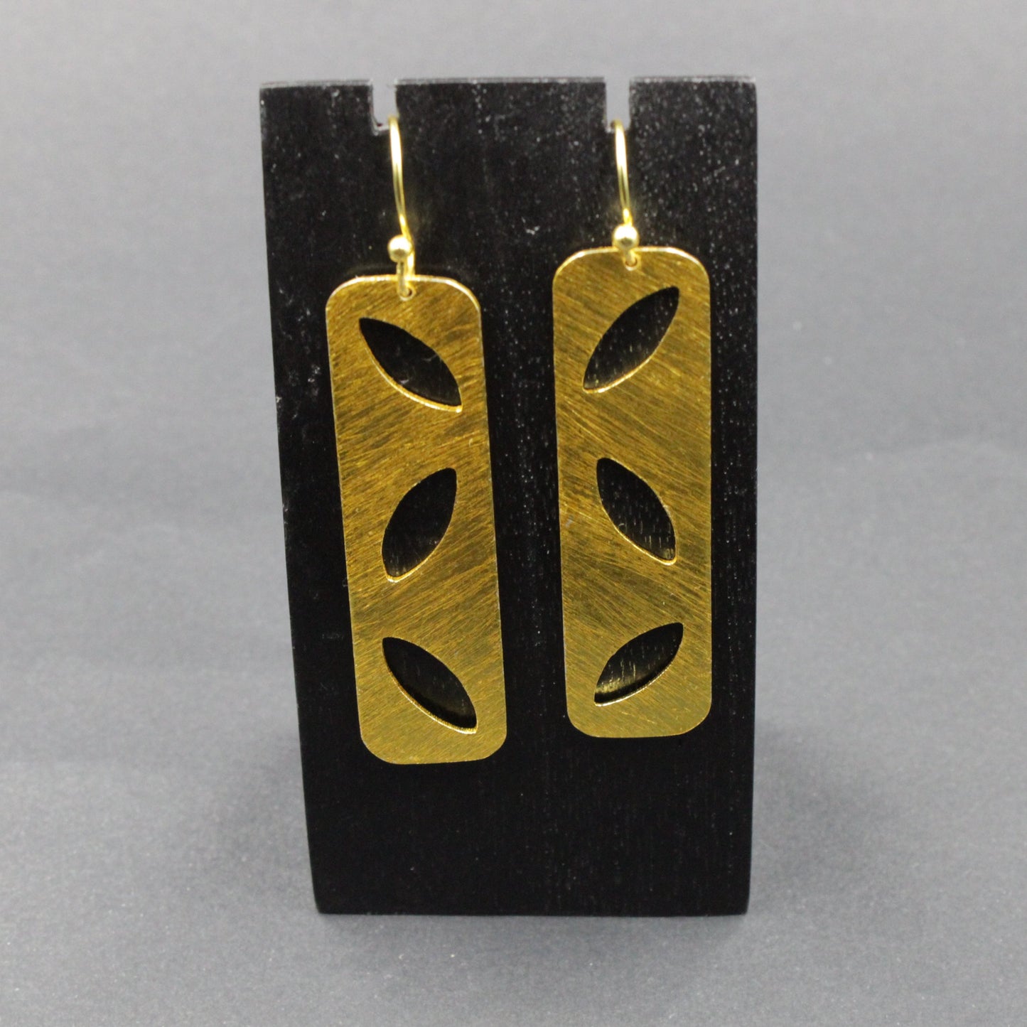 BOWIE earrings plated in 18kt gold