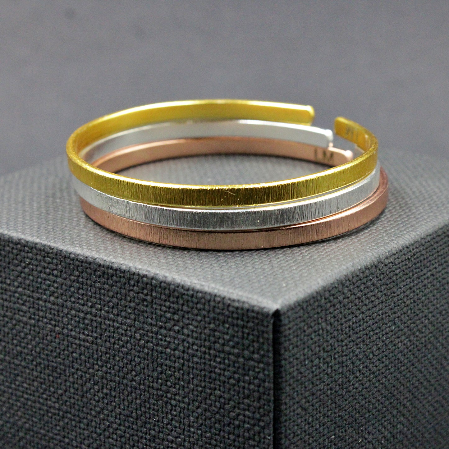 Copy of Gold plated half moon ring