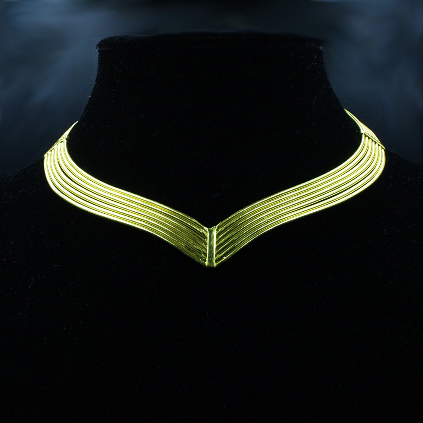 VALQUIRIA choker plated in 18kt gold