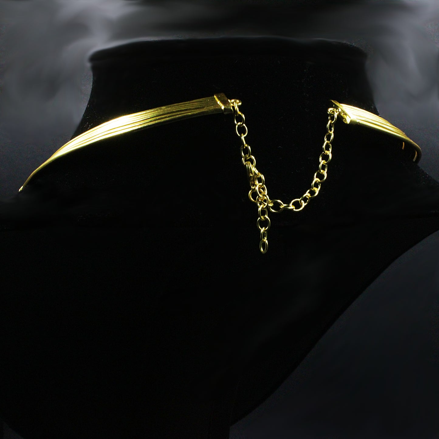 VALQUIRIA choker plated in 18kt gold
