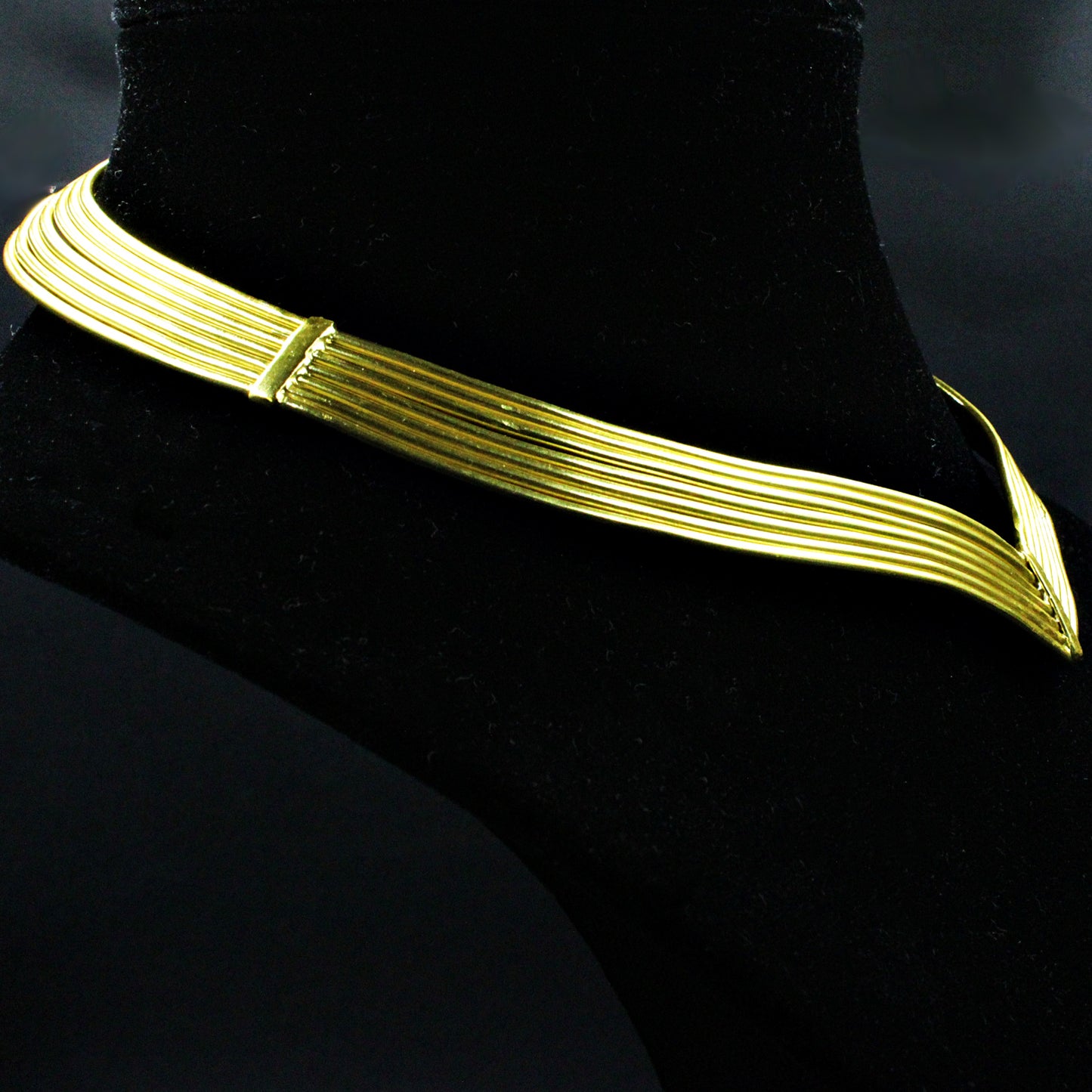 VALQUIRIA choker plated in 18kt gold