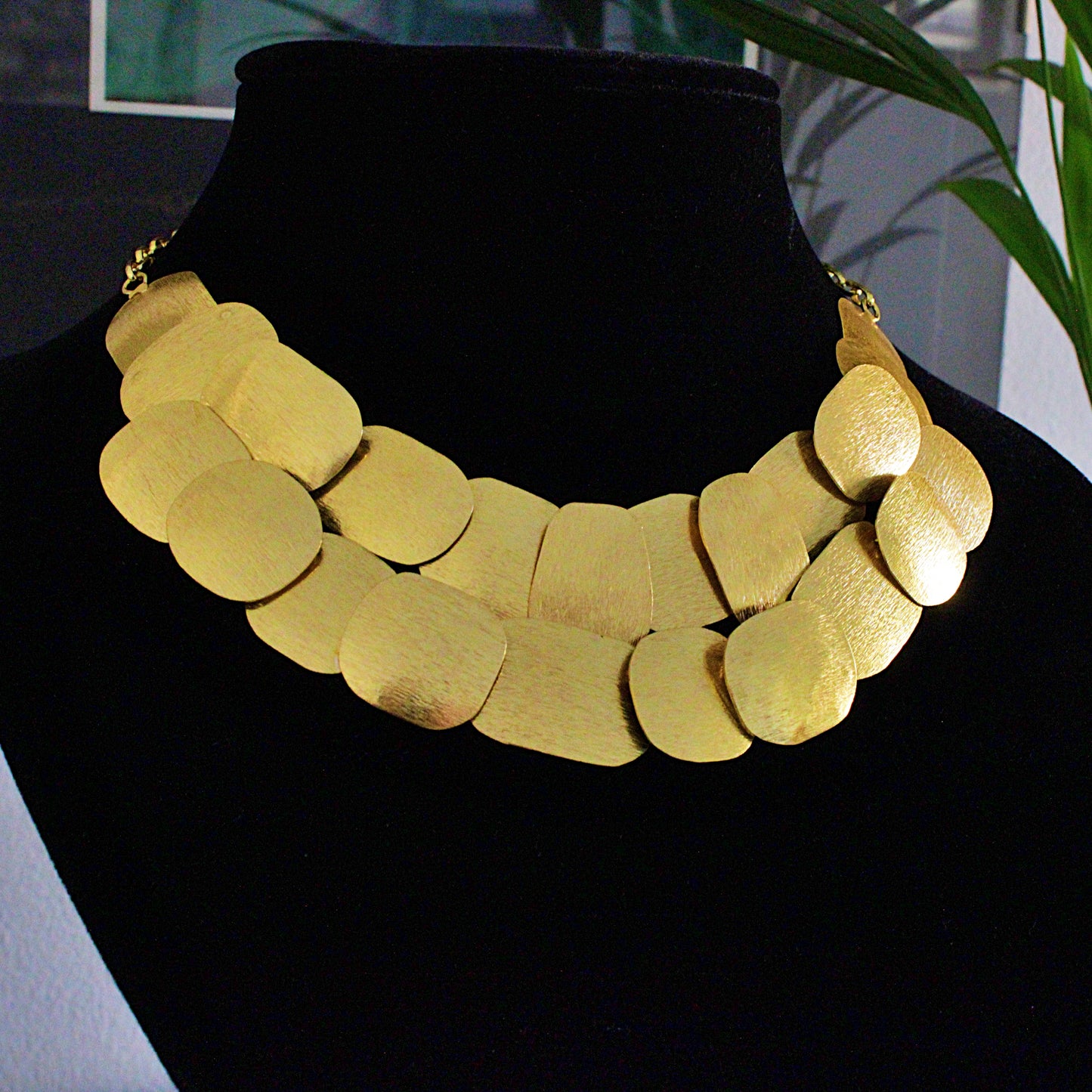 MONDRIAN necklace plated in 18kt gold