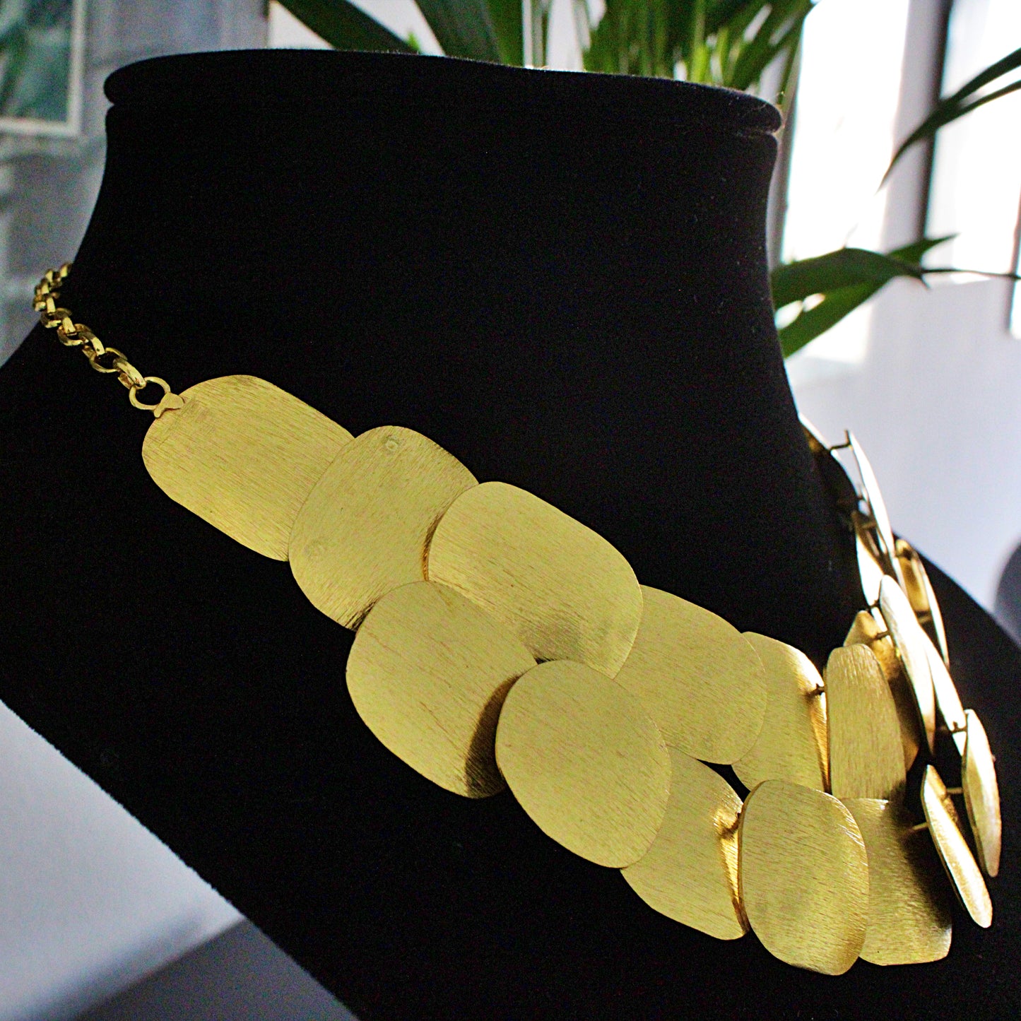 MONDRIAN necklace plated in 18kt gold