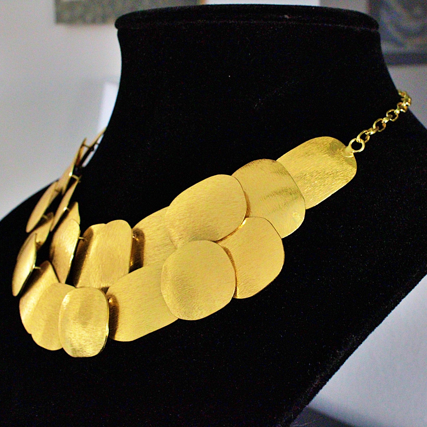 MONDRIAN necklace plated in 18kt gold