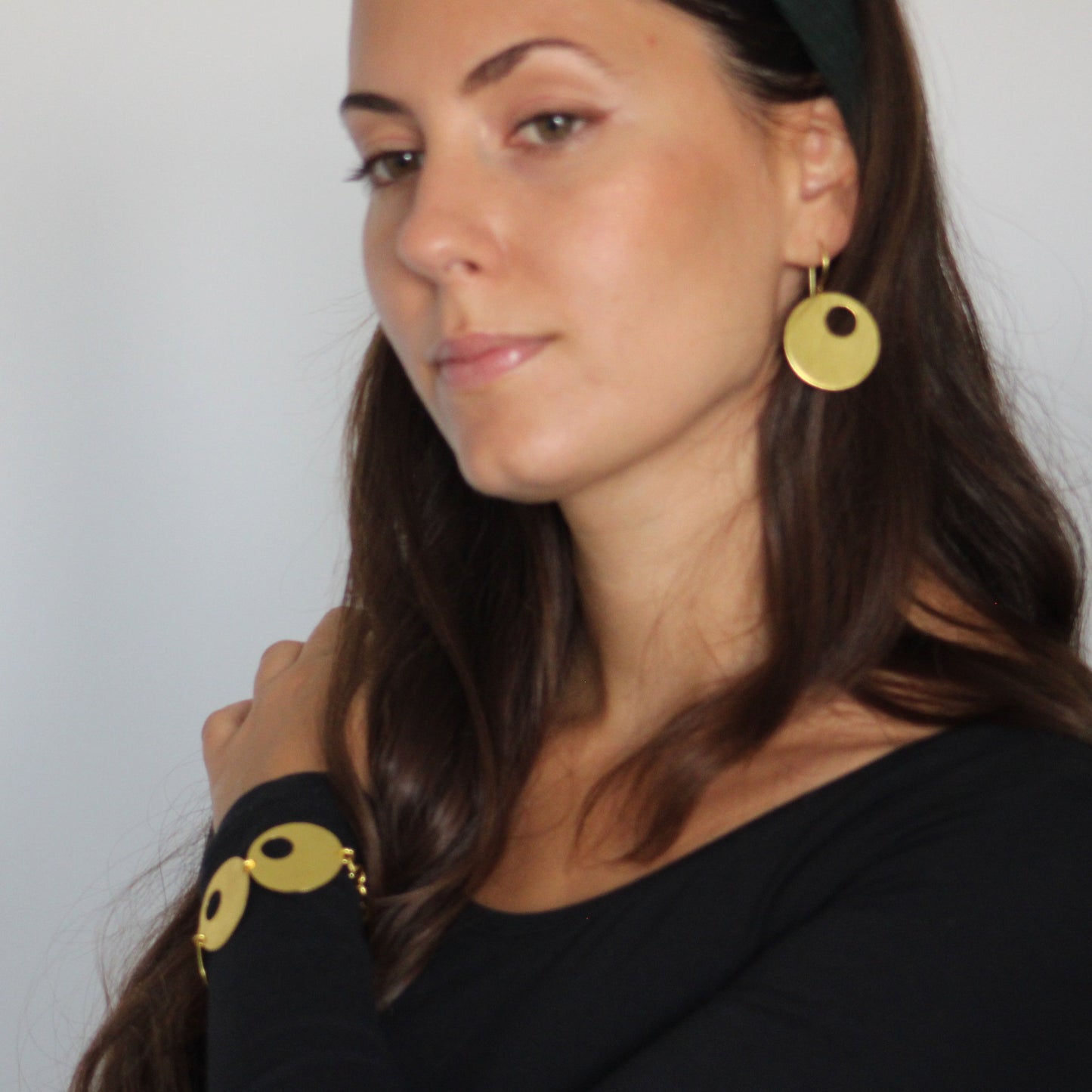 MIRÓ long necklace plated in 18kt gold