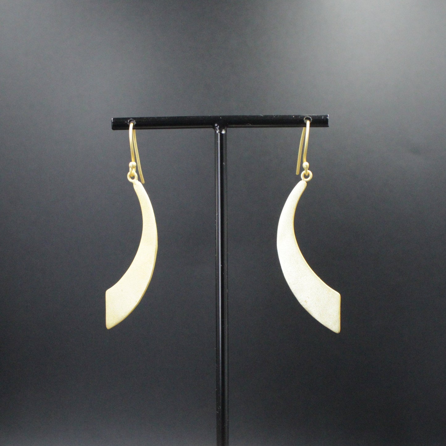 BOWIE earrings plated in 18kt gold