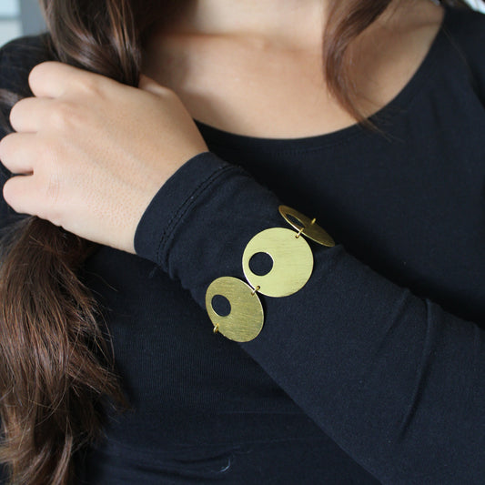 MIRÓ long necklace plated in 18kt gold