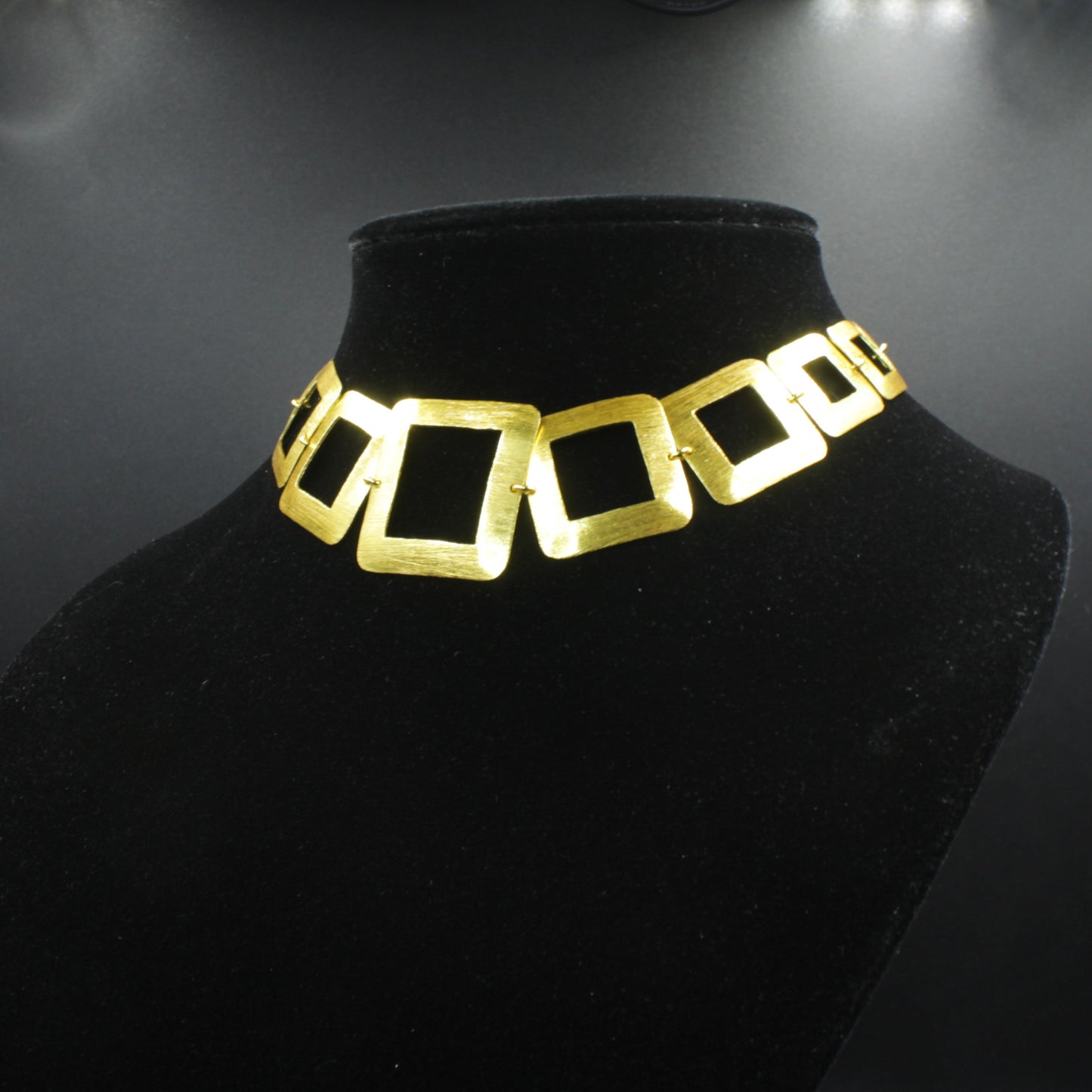 MIRÓ long necklace plated in 18kt gold
