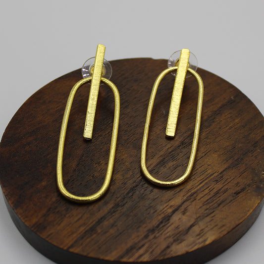 CINEMA-Ohrringe mit 18-karätigem Gold überzogen