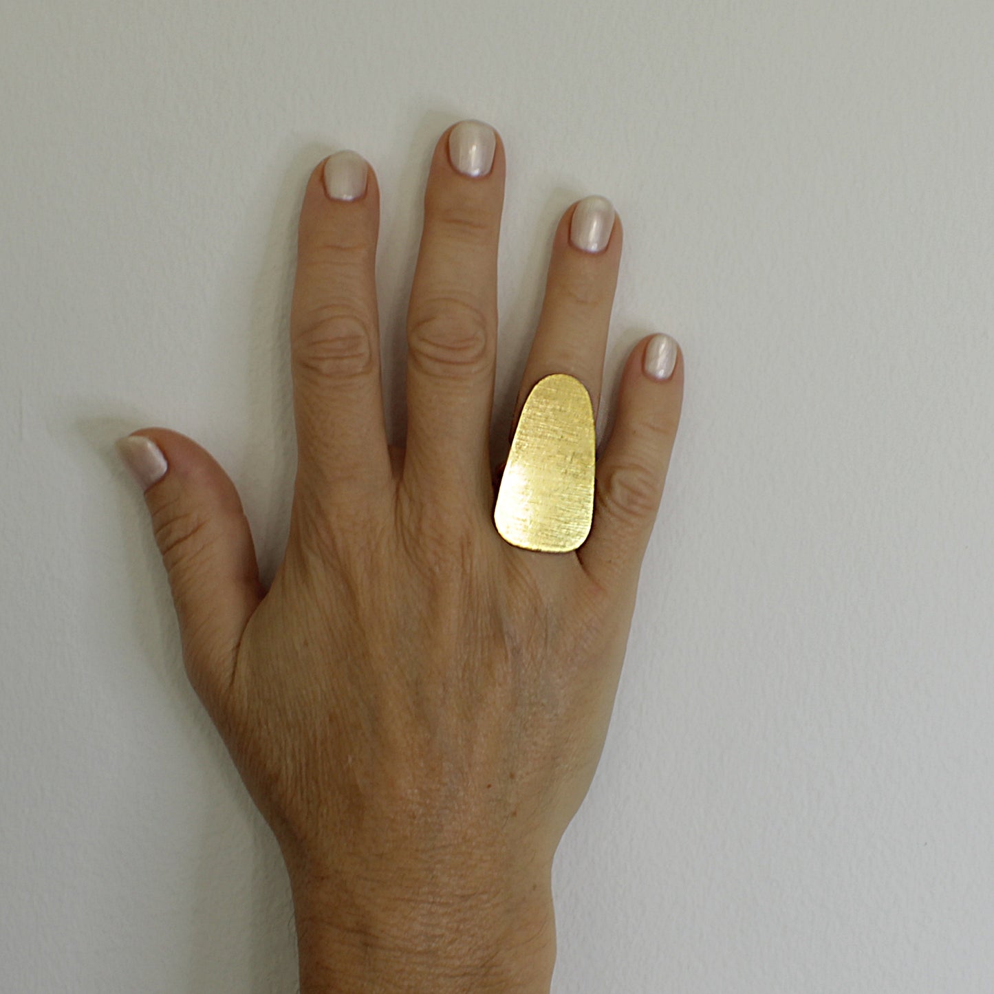 MIRÓ ring bathed in 18kt gold