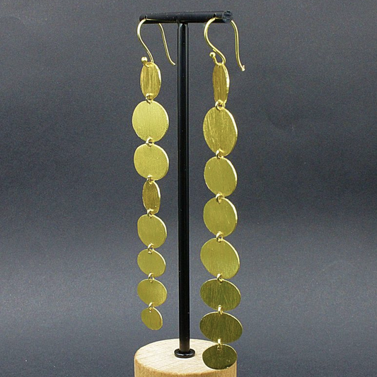 CINEMA-Ohrringe mit 18-karätigem Gold überzogen