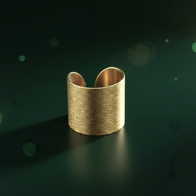 Anillo ROMA bañado en oro