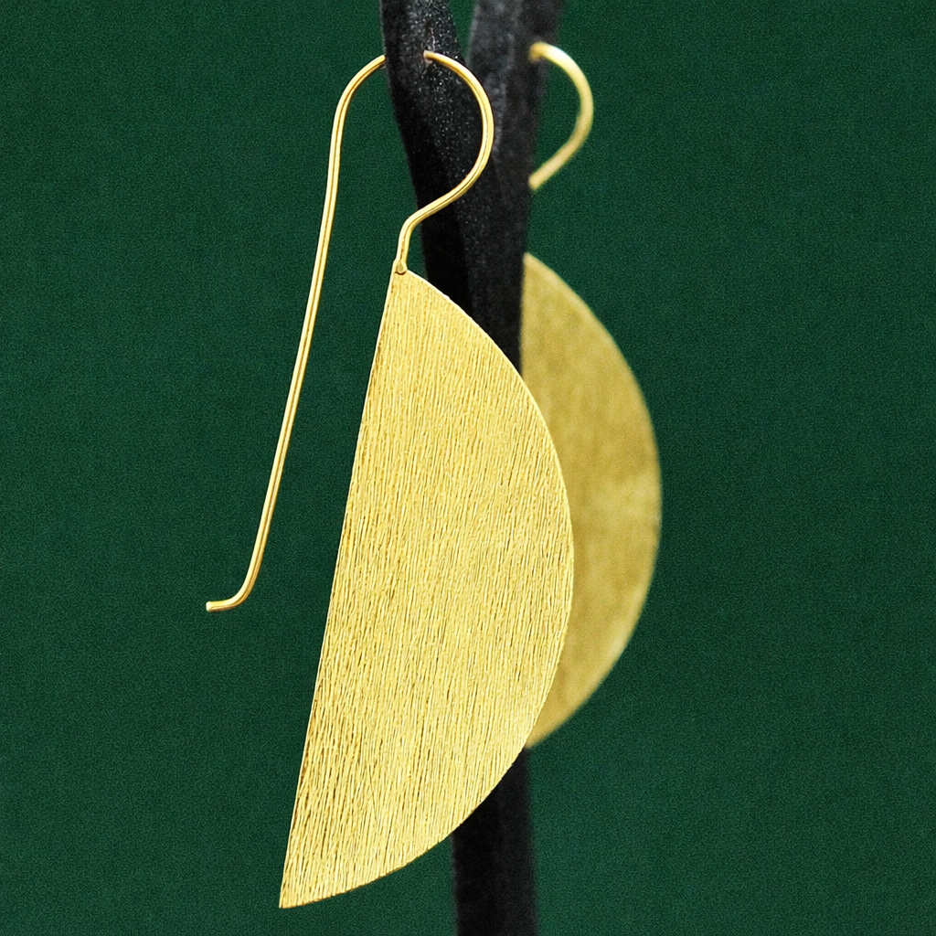 Pendientes OVALE bañados en oro