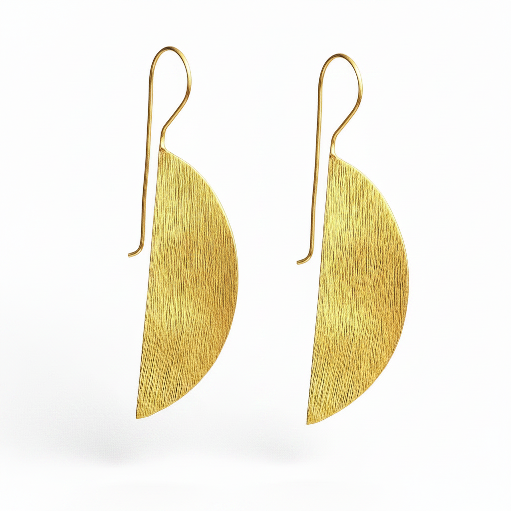 Pendientes OVALE bañados en oro