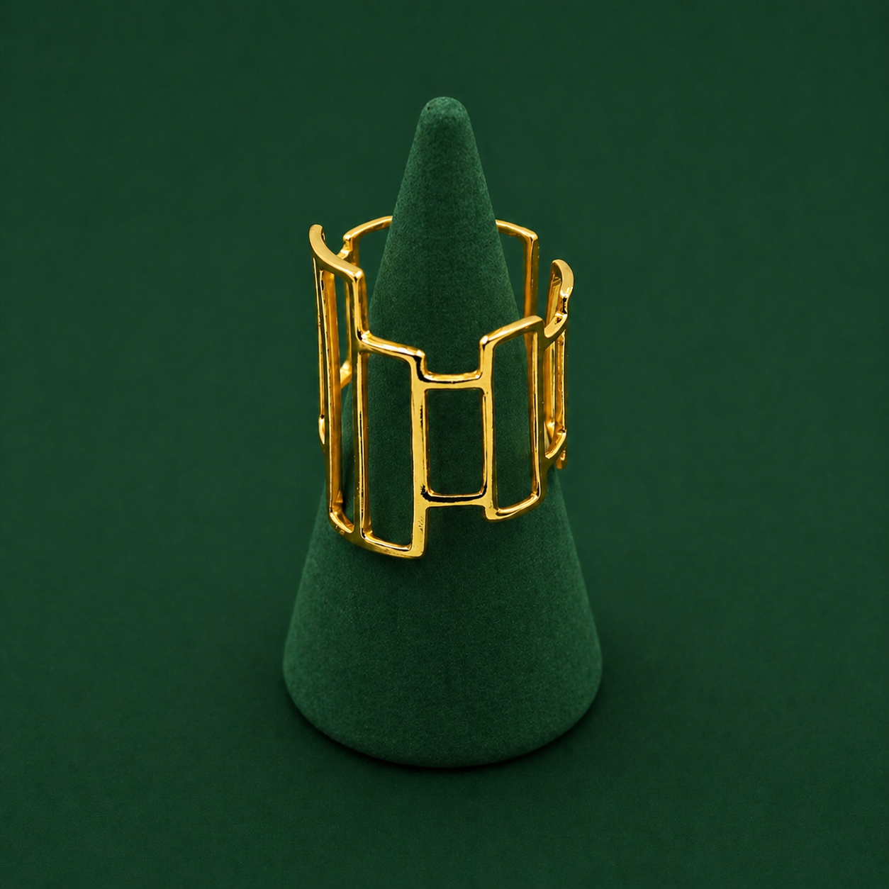 Anillo CHICAGO chapado en oro