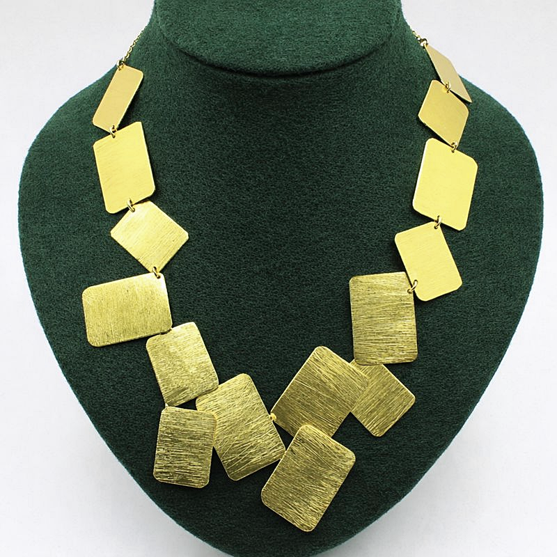 Collar MONDRIAN bañado en oro