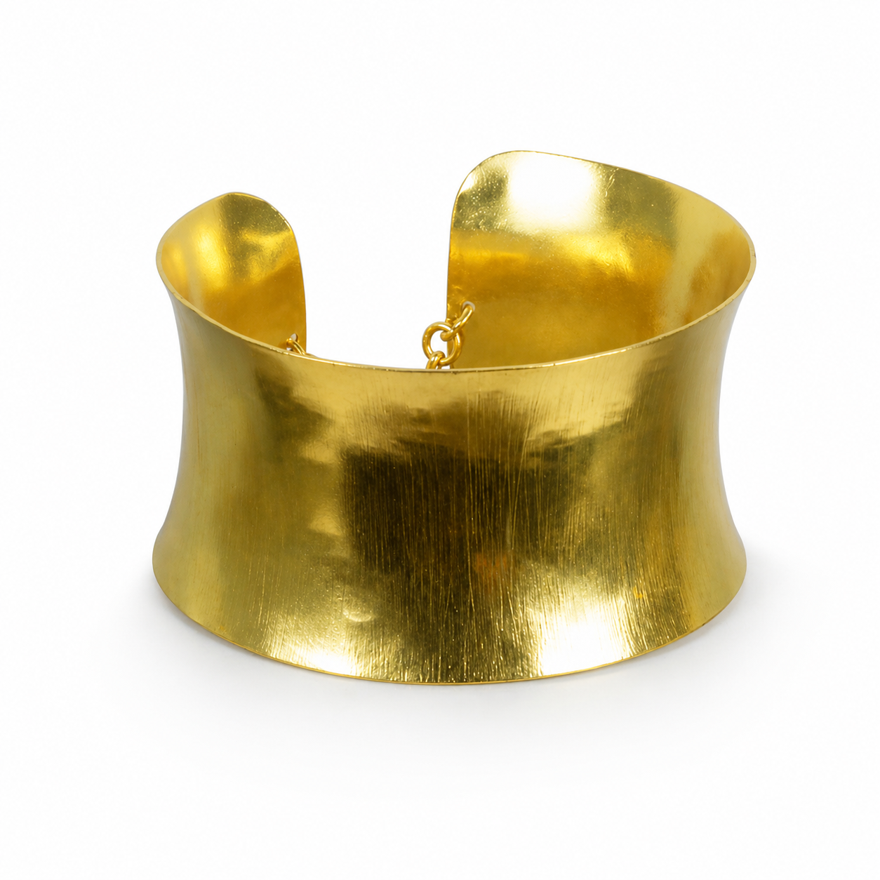 Brazalete DALIA bañado en oro - Diseño con carácter