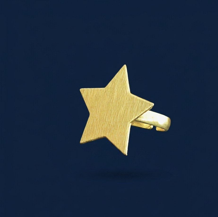 Anillo ESTRELLA bañado en oro