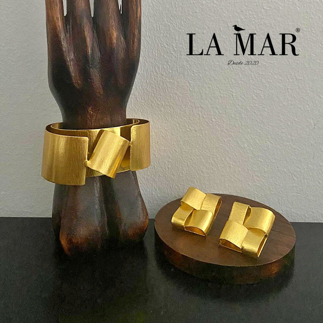 18kt gold plated DECO bracelet