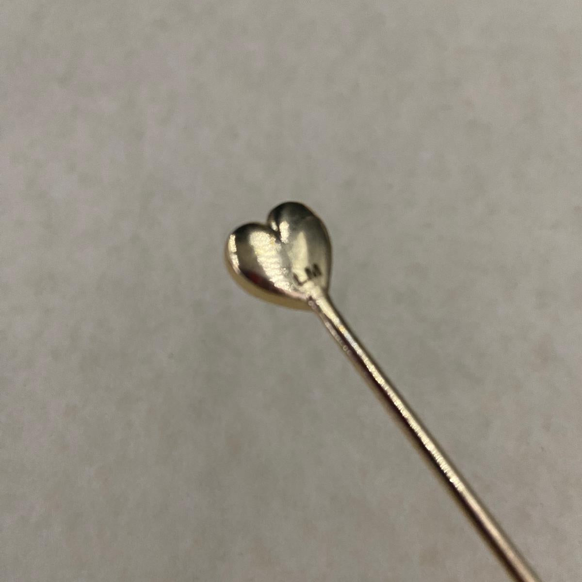 Marcapáginas CORAZÓN bañado en oro