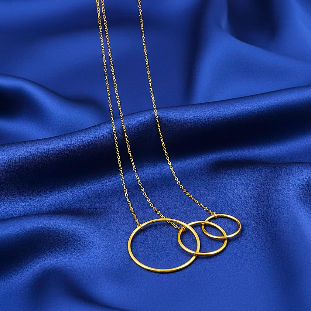 Collar SALERNO bañado en oro - Diseño con carácter